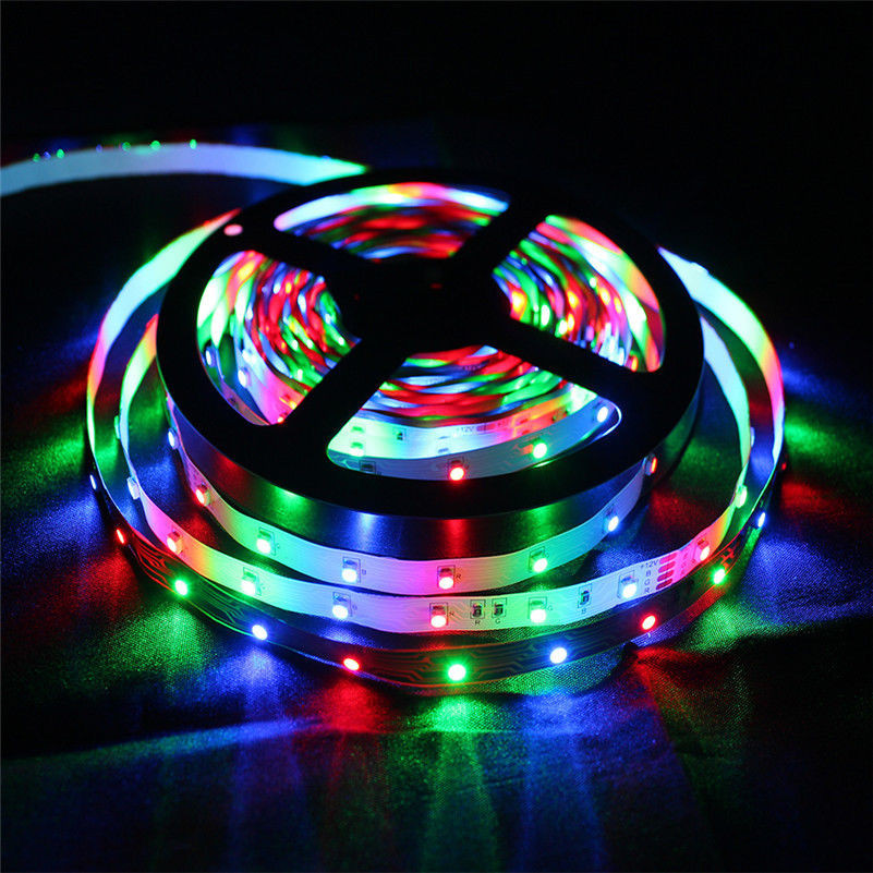 Waterproof 12/24V 5050 RGB LED Light 60leds/m Flexible LED Strip Lighting Full Kit for Decorationwifi APP