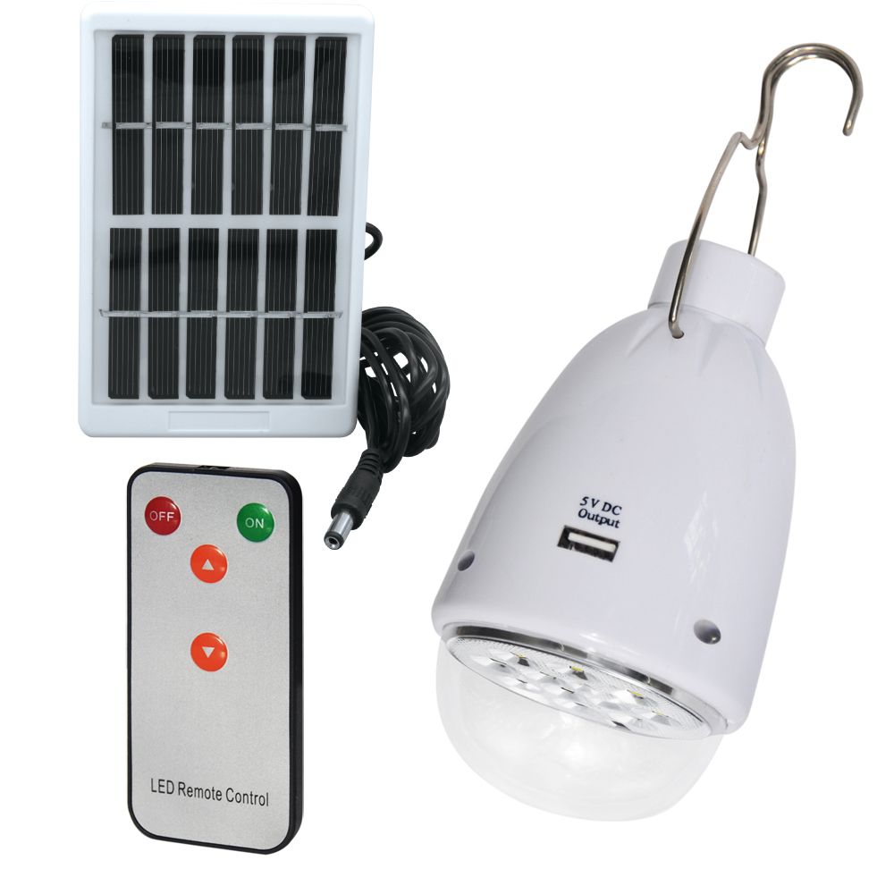 high brightness led solar emergency bulb