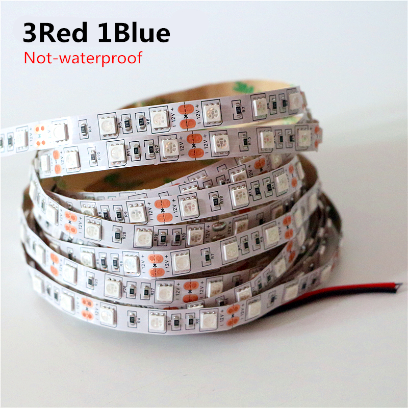 High PPFD led plant grow light strip 5050 plant growth LED strip lighting 120cm strip flexible 5 red 1 blue