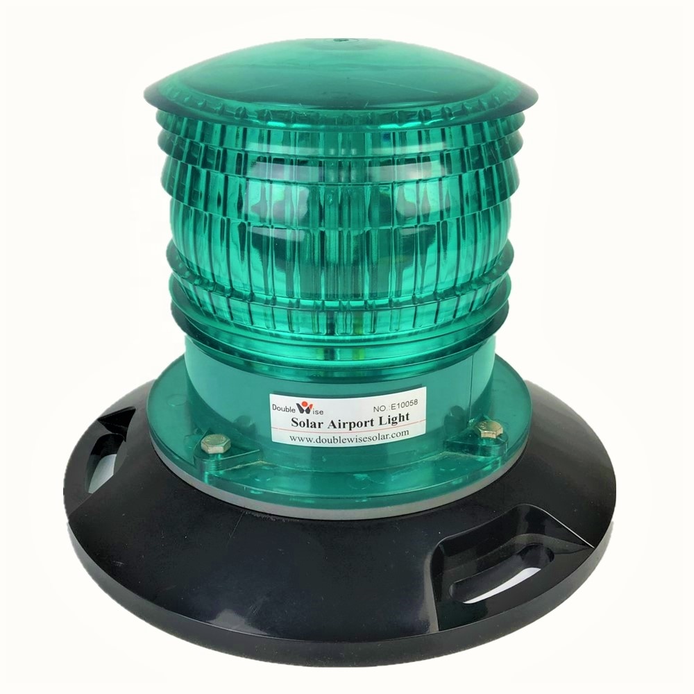 Green Landing  Helipad Perimeter Solar Powered Led Helideck Light