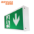 Rechargeable Emergency Led Lighting Green And Self Luminous Exit Sign Singapore