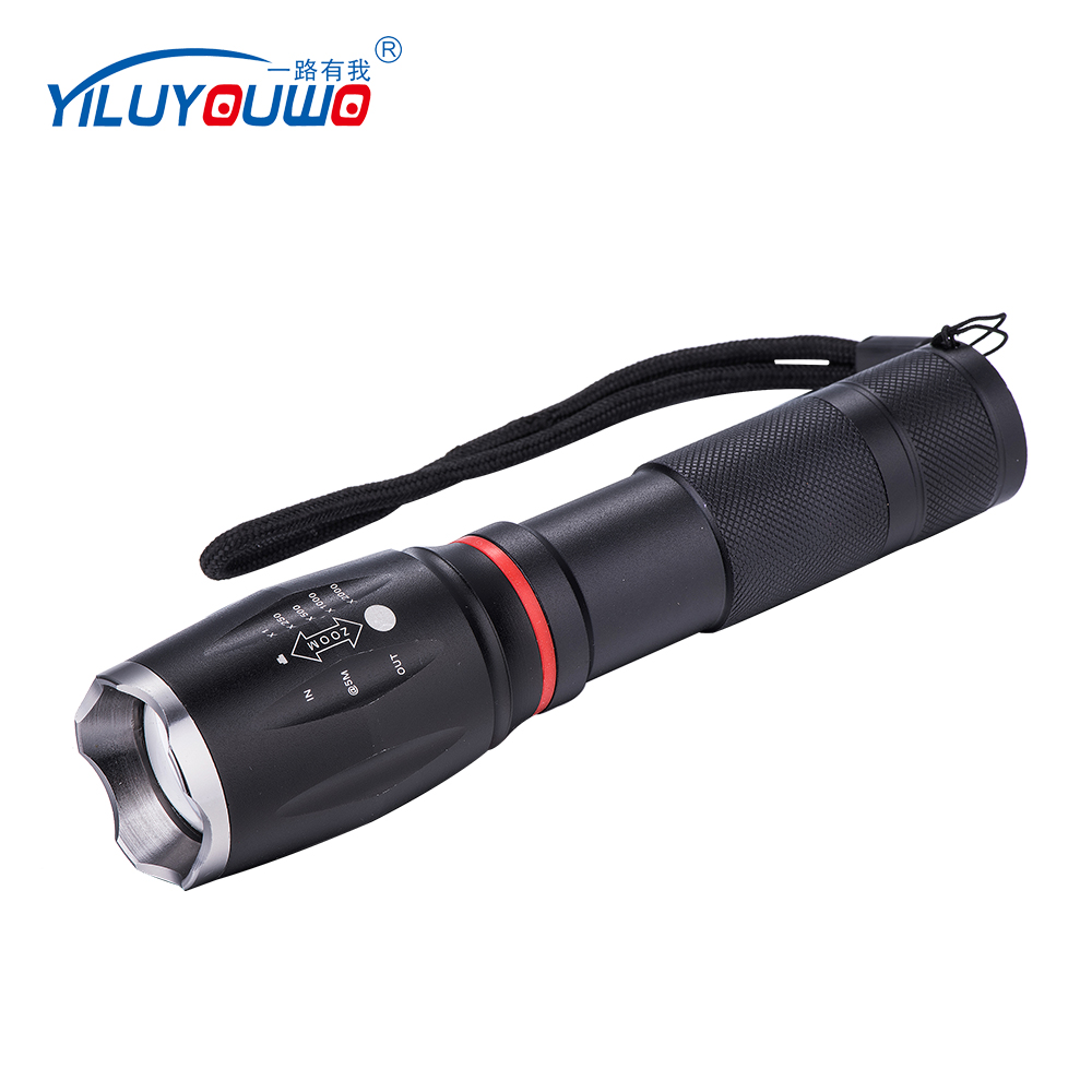 Portable Aluminum Tactical Zoomable Super Bright Mini Led Flashlight