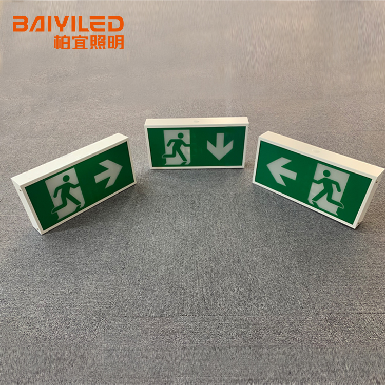 Direct sales of factories green emergency exit sign running man