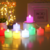 Size A Tea Battery Operated Glitter Simulated Candle Light