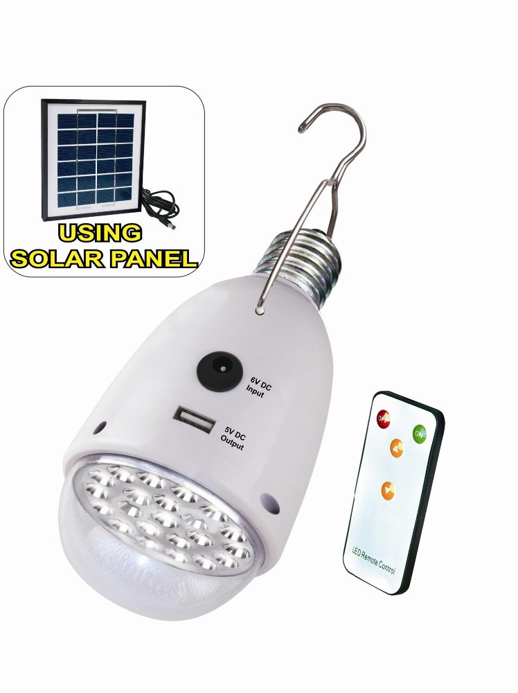 Solar Recharge LED Battery Light Bulb (Unique Ideas, Promotional Gifts, Factory Quality)