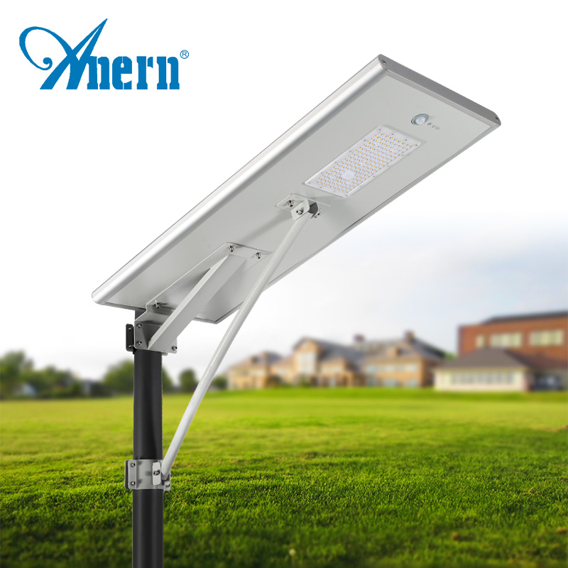 Remote Control solar cell integrated led street light