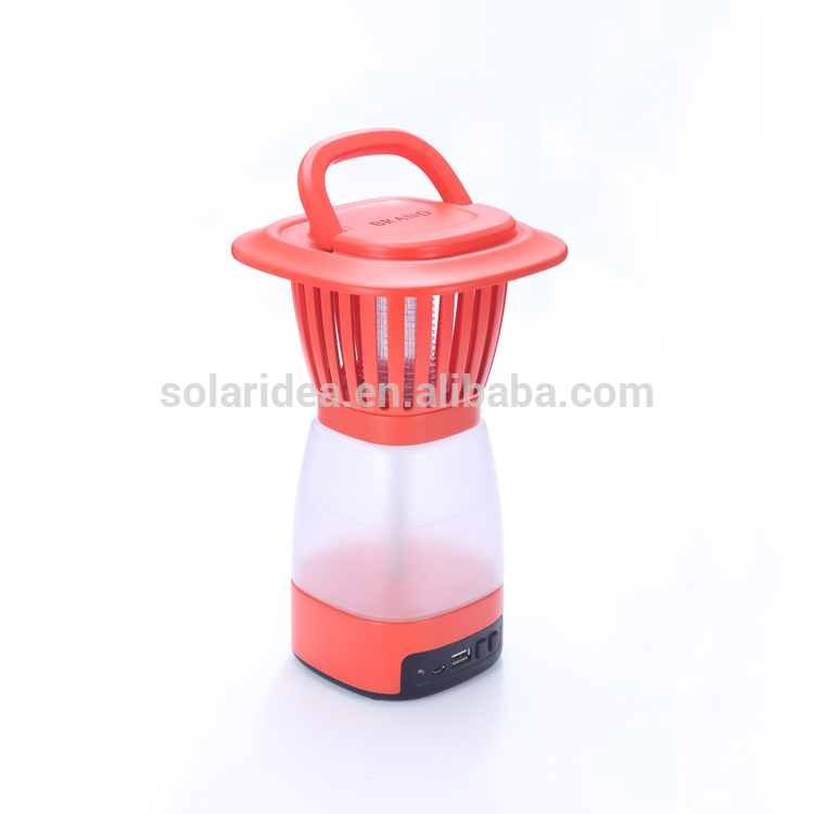 Africe hotsale with led lighting solar mosquito trap solar insect killer lamp