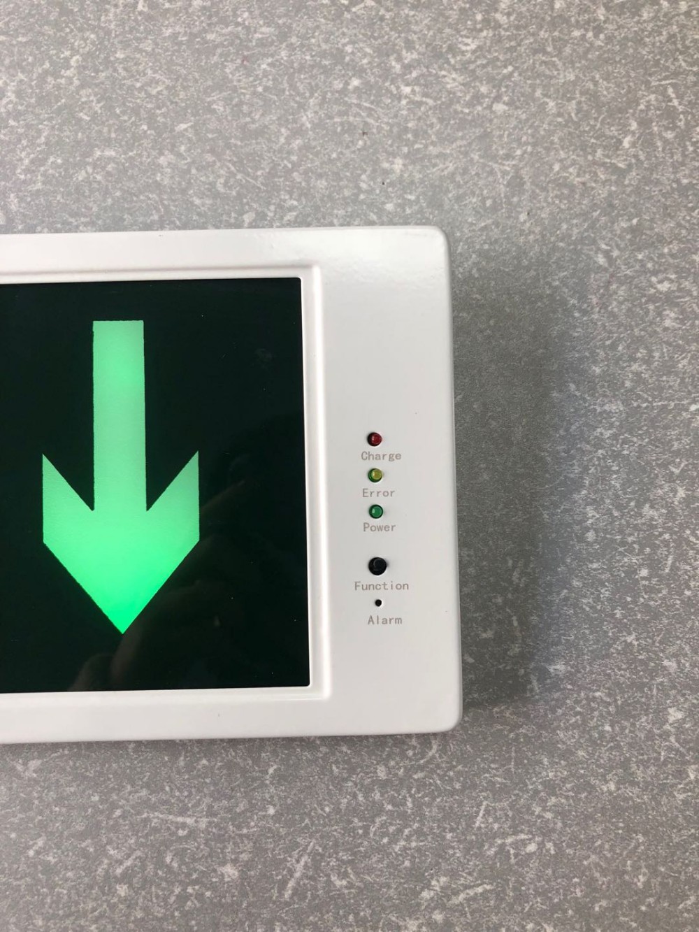 LST model 100A chinese factory supply  cheap price led rechargeable emergency exit sign light use in indoor