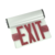 Single Face 6 Inch exit sign emergency light