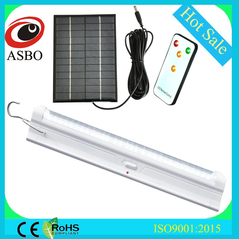 CE ROHS 5W solar led emergency tube lighting 10W solar rechargeable tube