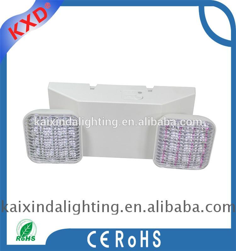 2*2W led ABS plastic two spots fire emergency light