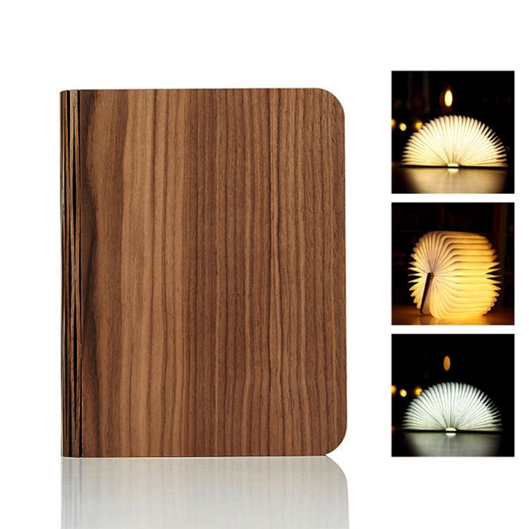 High Power Rechargeable Usb Folding Led Mini Book Lamp