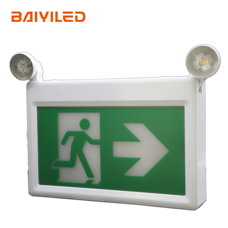 Battery Backup Running Man Led Canada Emergency Emerg Light Board Double Sided Exit Sign