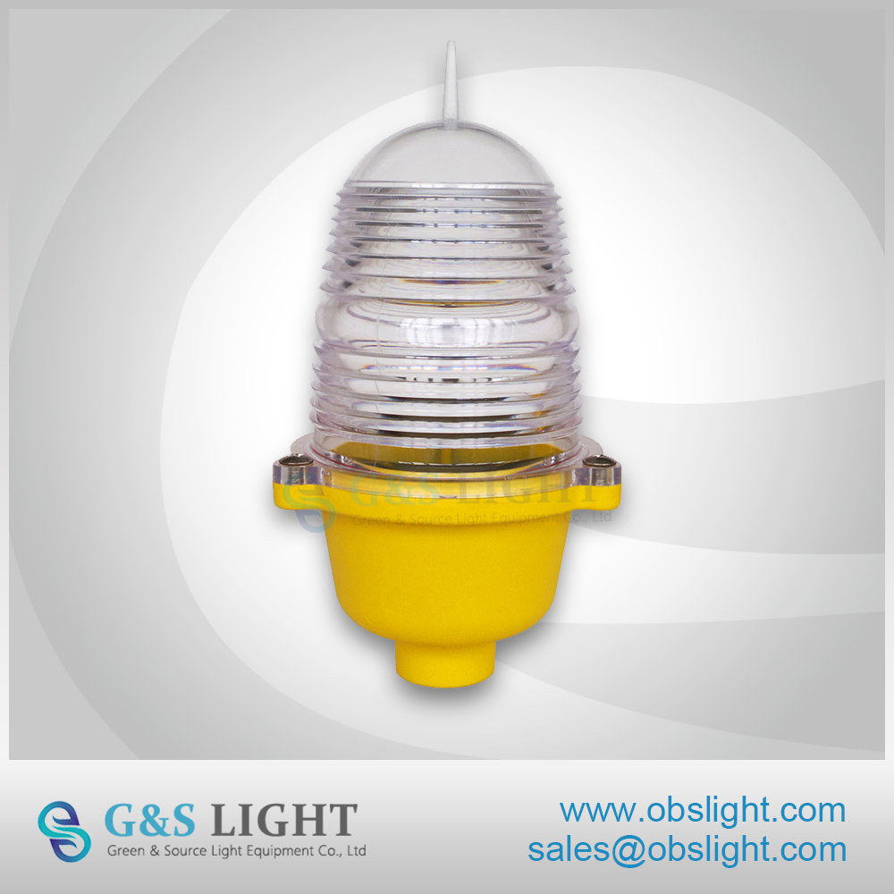 LED single low intensity aviation tower obstruction light