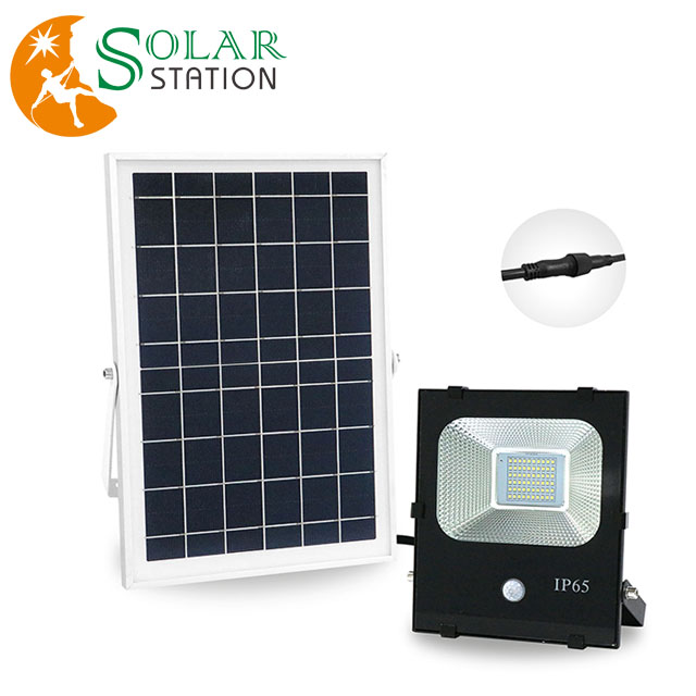 New product solar powered 50w 5000 lumen slim led flood light