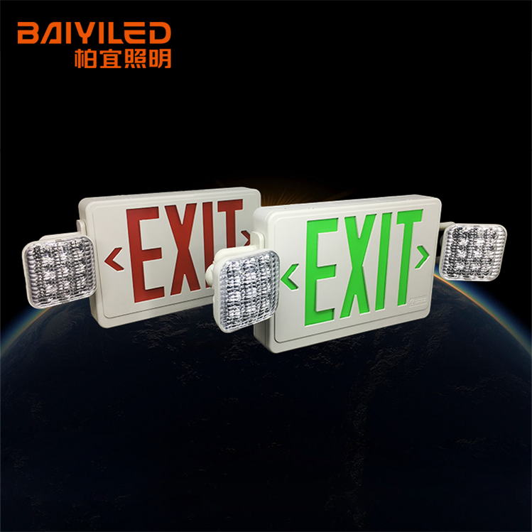 Bulkhead Sign Emergency Backlit Stainless Steel Number Letter Economic Explosion Proof Led Exit Light