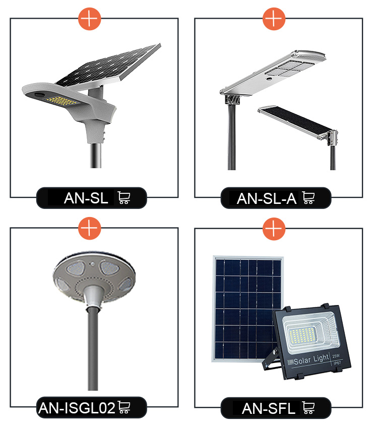 New type 50w 24v led solar street lights