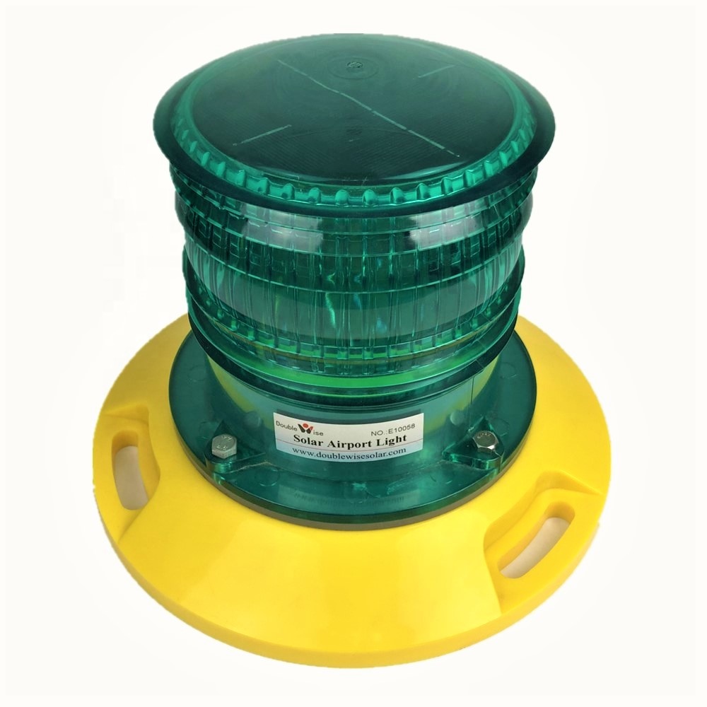 Doublewise Wireless Led Green Heliport Perimeter Solar Helideck Landing Light