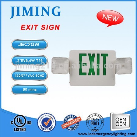 JIMIING -UL&cUL Listed Emergency Lamp Exit Sign JEC2GW 1507291536