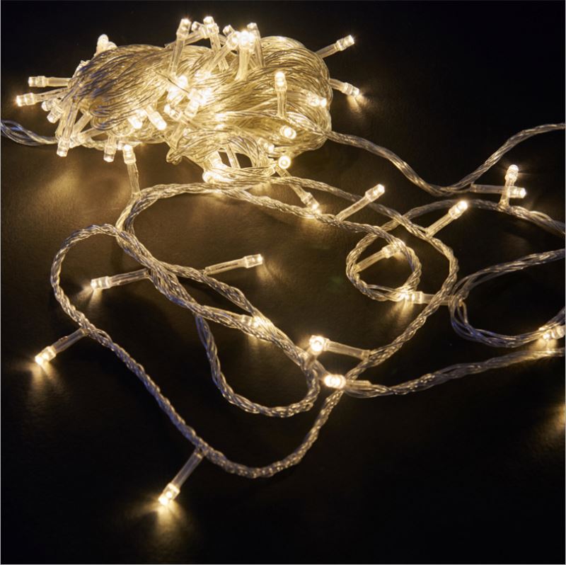 5W IP45 E12 Socket End To End Connectable PVC Christmas Led String Lights