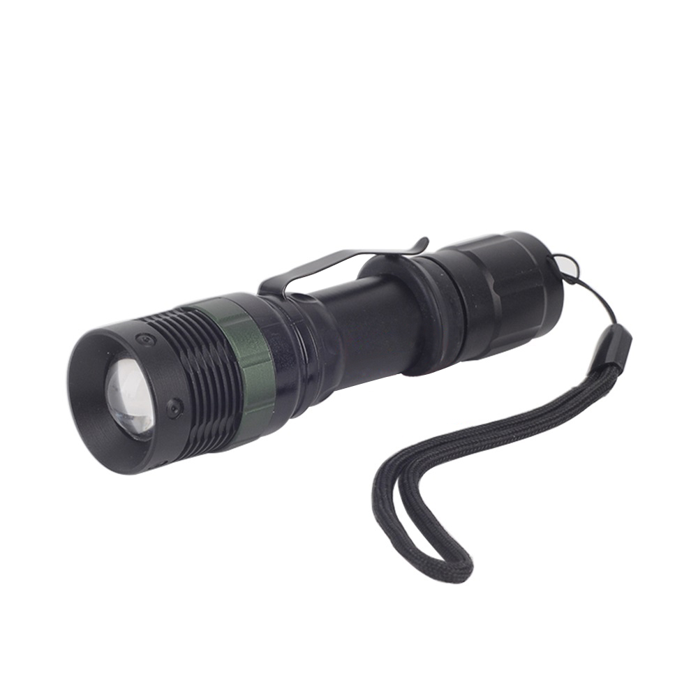 AAA Battery Rechargeable Military Zoom LED Flashlight