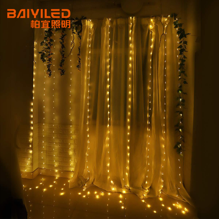 Led Color Changing Wholesale Heart Curtain Light