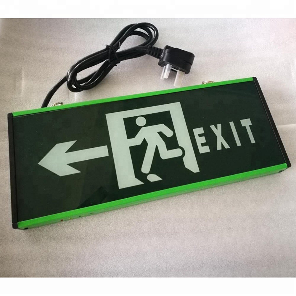 LST model 206 led rechargeable emergency exit sign light with battery