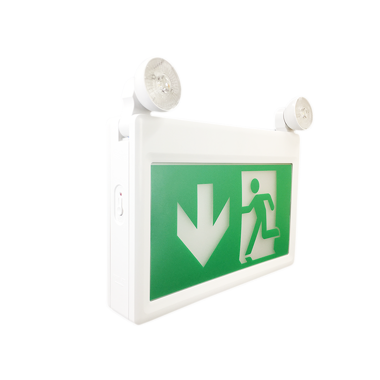 Led Illuminated Exit Sign Light Luminaire Emergency Running Man