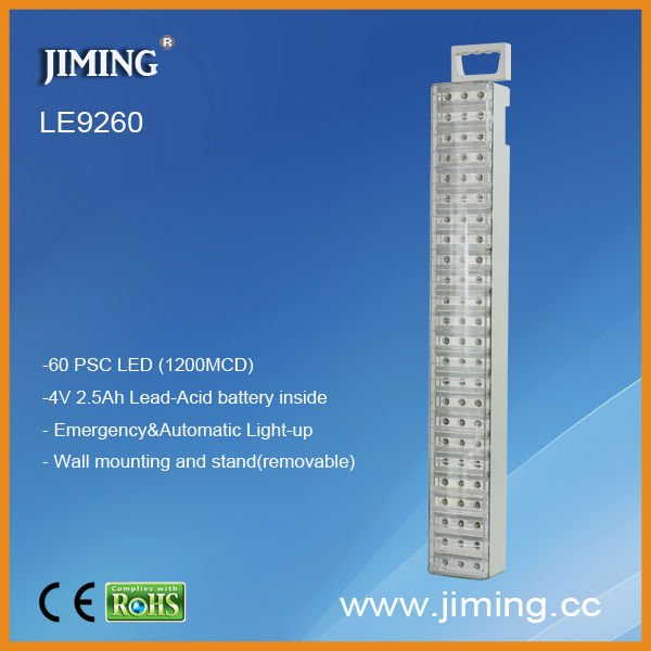 LE9260L-60 portable led emergency light emergency light battery