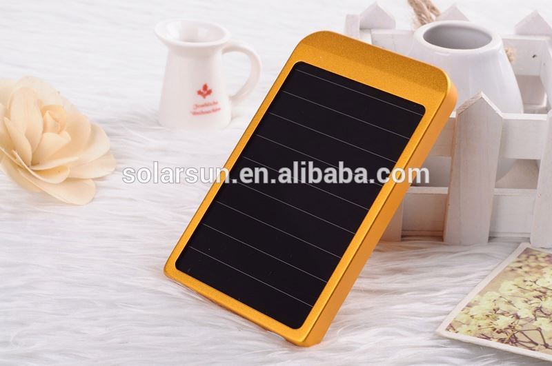 2 Ports Portable shockproof 2600mAh Solar Charger External Battery Solar Panel power bank