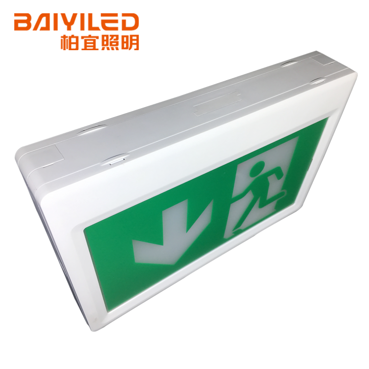 Led Emergency Warning Double Side Landscaped Decorative Backlit Monument Highway Exit Sign