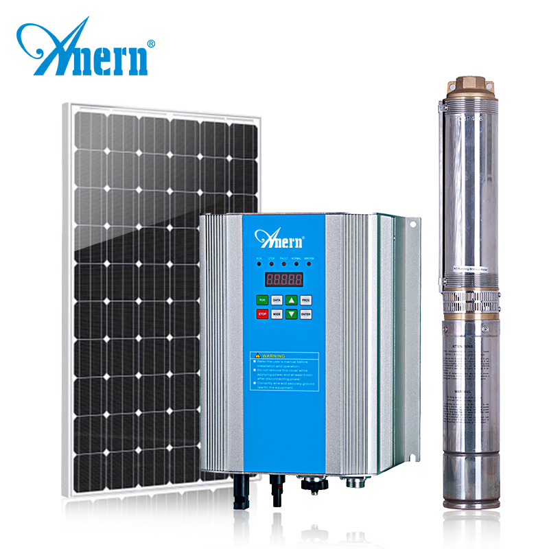 Durable deep well solar water pump 0.5 hp