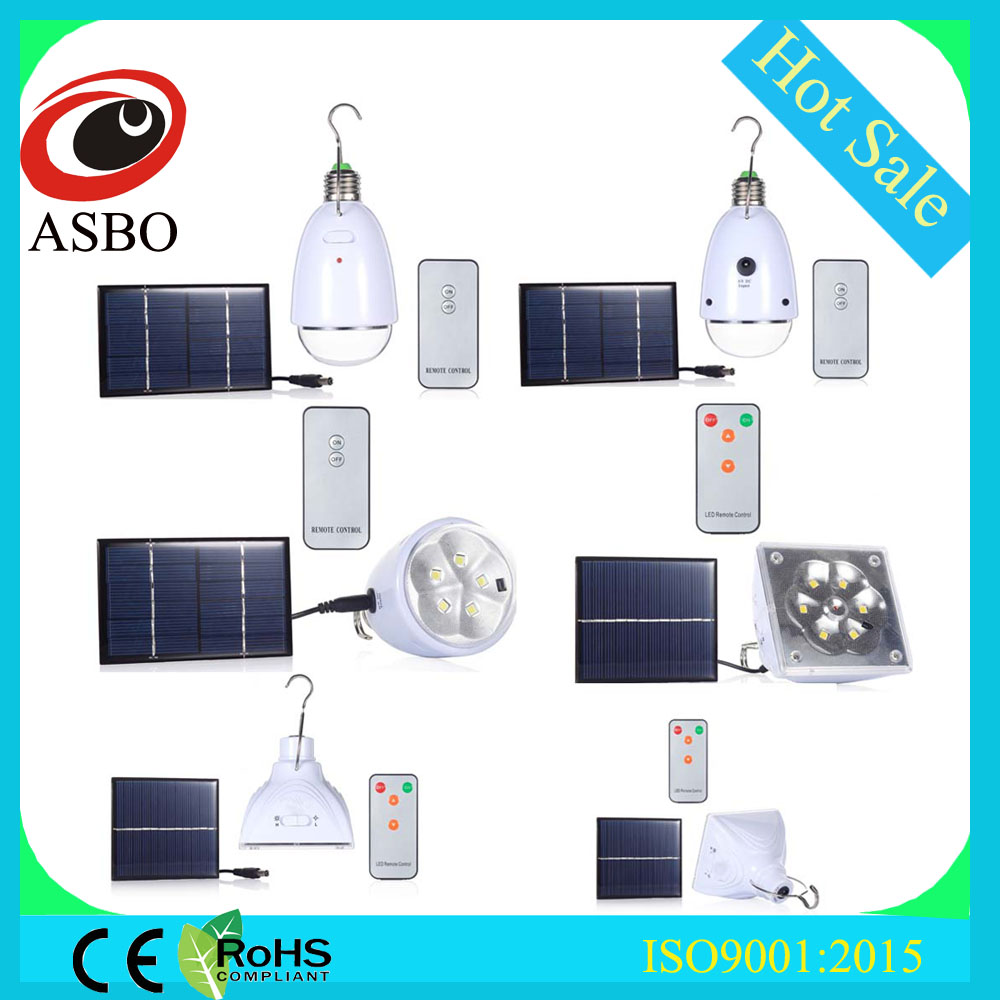 Professional manufacture 150 lumen 2W E27 China solar led bulb lamp