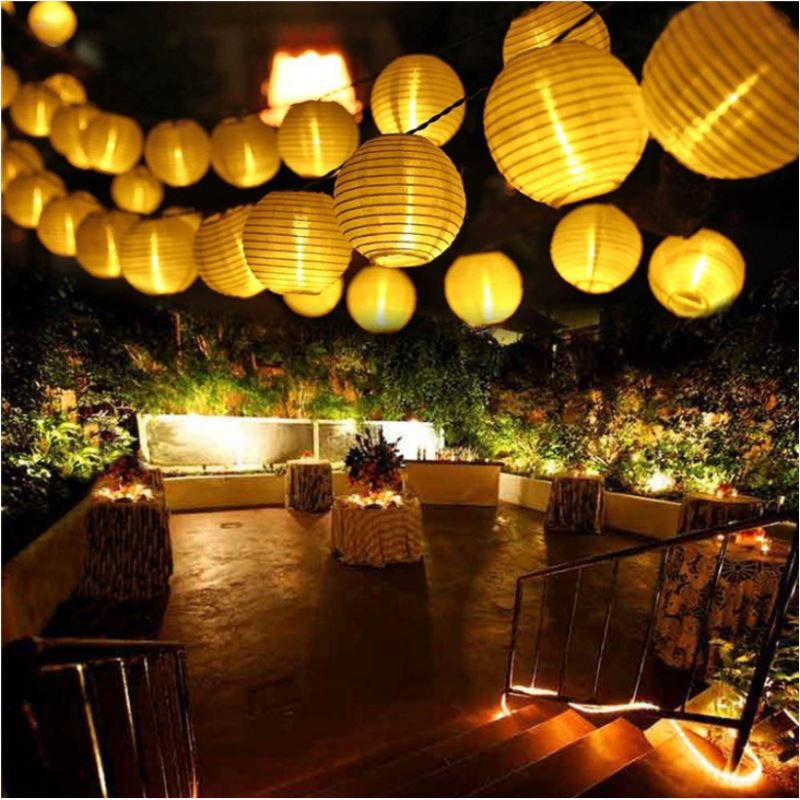 colorful ball light with  holiday light LED solar power EVA ball string light