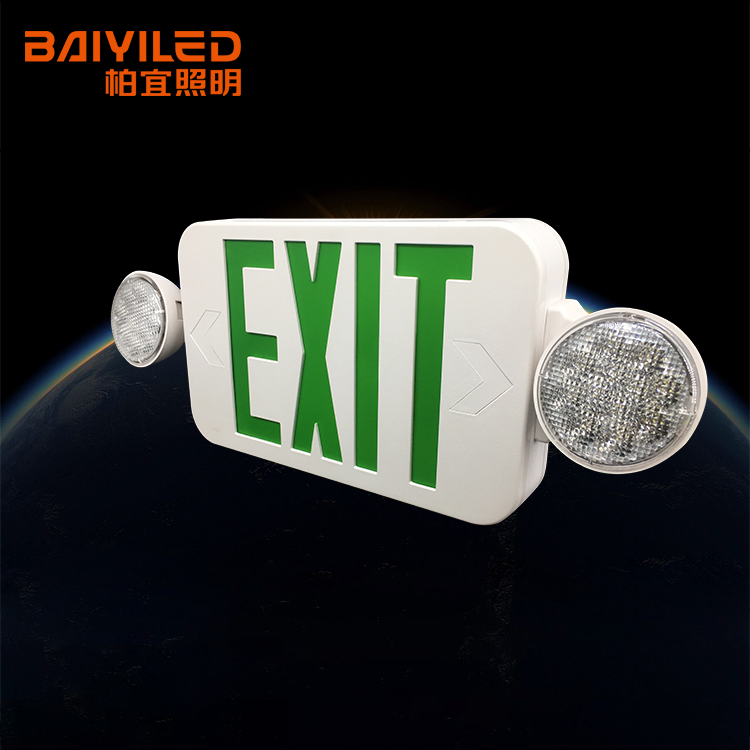 Light Battery 12V Led Double Face Exit Sign In School