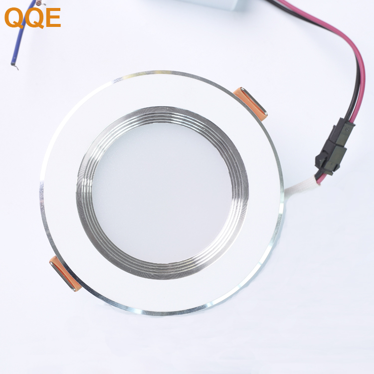 High lumen led flush mount cool white color temperature(CCT) and downlights item type 7w LED recessed downlight