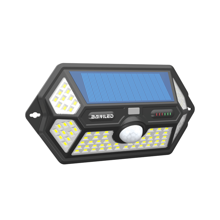 Sensor Garden Motion Outdoor 1500 Lumen Solar Led Light Wall