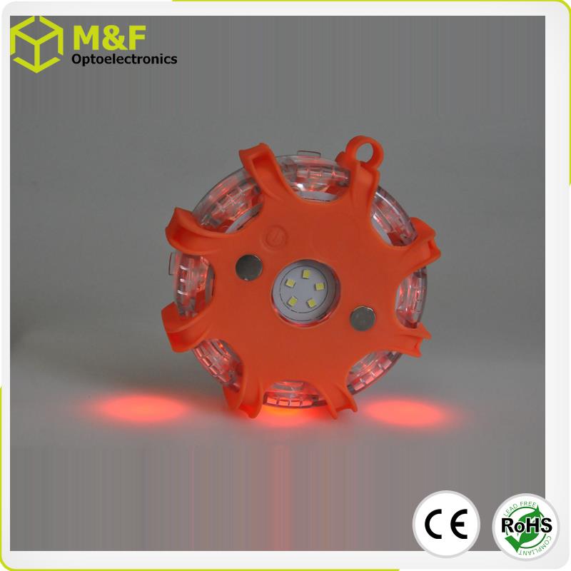Dry Battery Powered Road Flare Flash Rotary Warning Light Lights