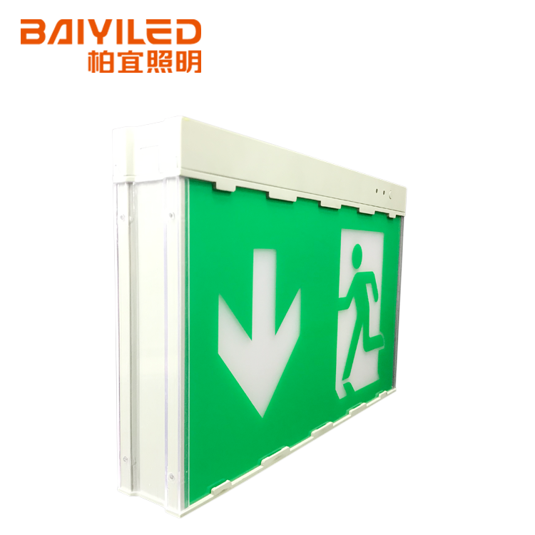 New style Battery Exit Sign Lamp Operated Led Emergency Light