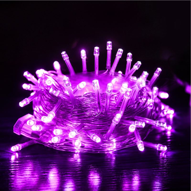 600Ah 12M/100LED Garde Solar Copper Wire LED String Light Outdoor Waterproof Fairy Lamp For Wedding Christmas Decoration