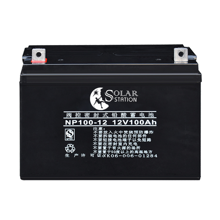 Top supplier solar power storage gel batteries 12v 100ah