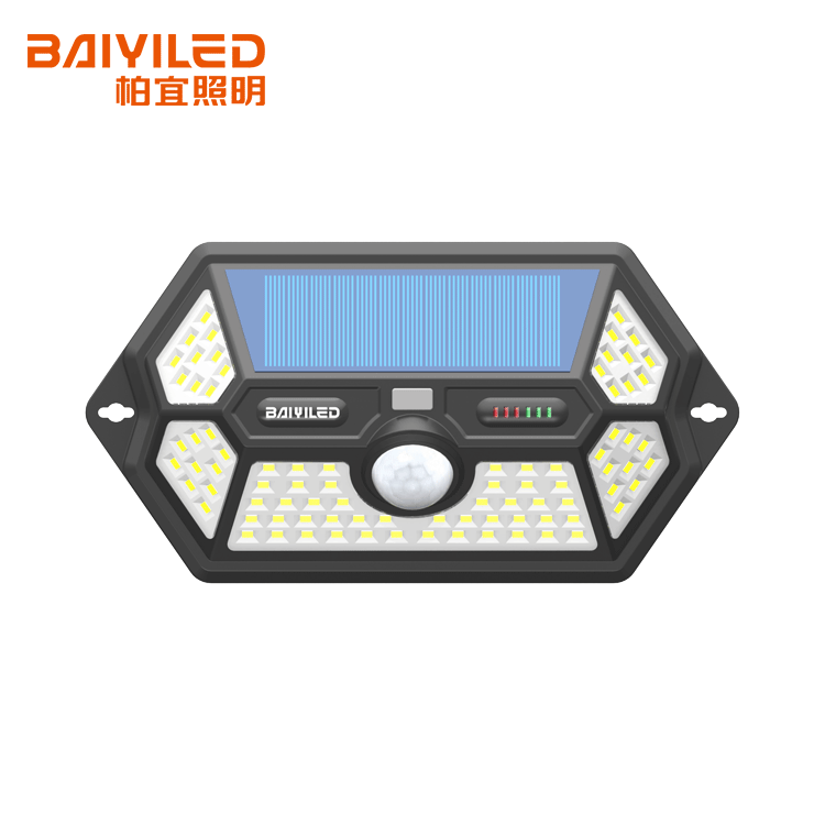 Motion Sensor Flood Wall Pack 20 Led Solar Light