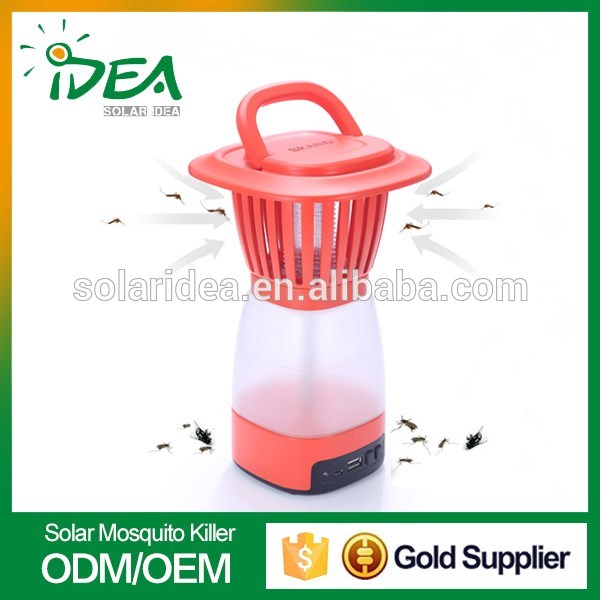 Rechargeable led buld light hotsale africa solar mosquito killer lamp