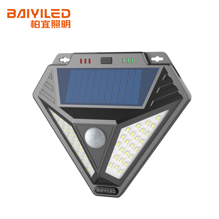 60Led Light Led Solar Lamp Outdoor Wall Mount