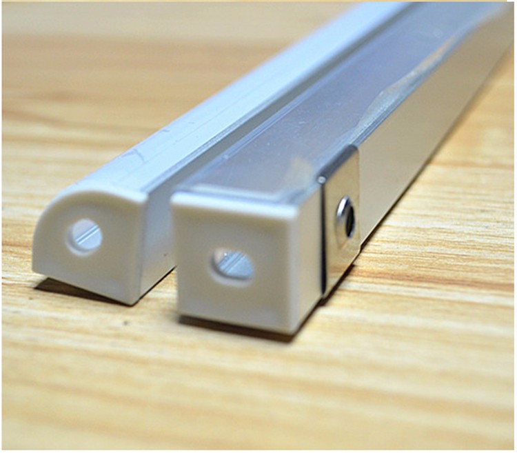 diffuser plastic corner 45 degree LED strip aluminium corner profile/extrusion channel