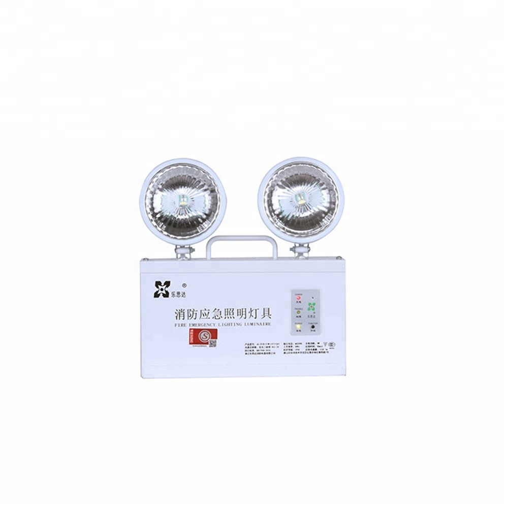 LST led emergency charging light emergency twin heads light fireproof emergency light