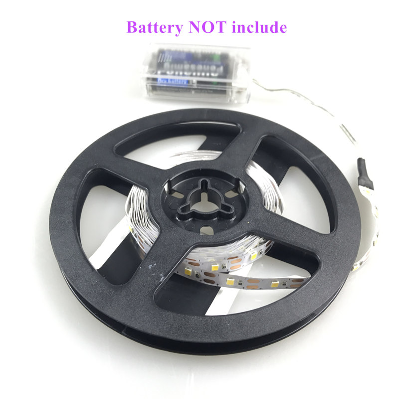 3M tape 5050 rgb led strip 60leds/m led strip battery powered led tape light for shoes & clothes shops