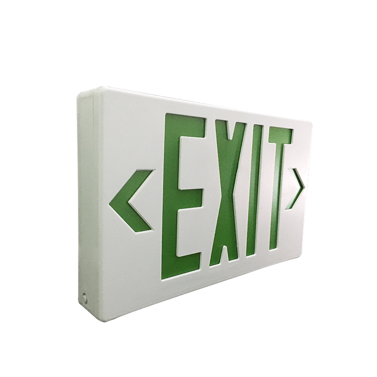 Running Man Exit Flag Mounted Light Green Led Emergency Sign With Ce for canada