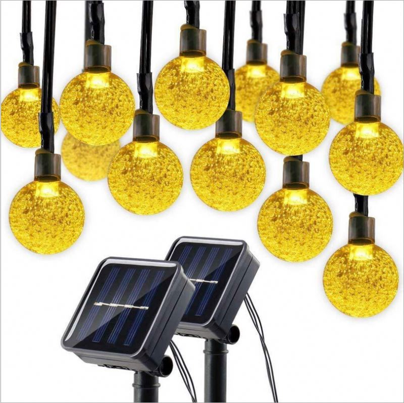 Solar Powered 100 LED 39.37ft 12M Outdoor Fairy Ball String Lights Chain