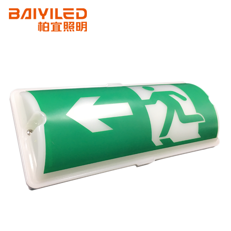 Whole Sale Price Metal Fire Green Led Lighted Exit Sign